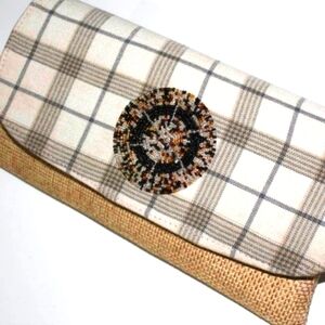 African ankara handmade clutch bag